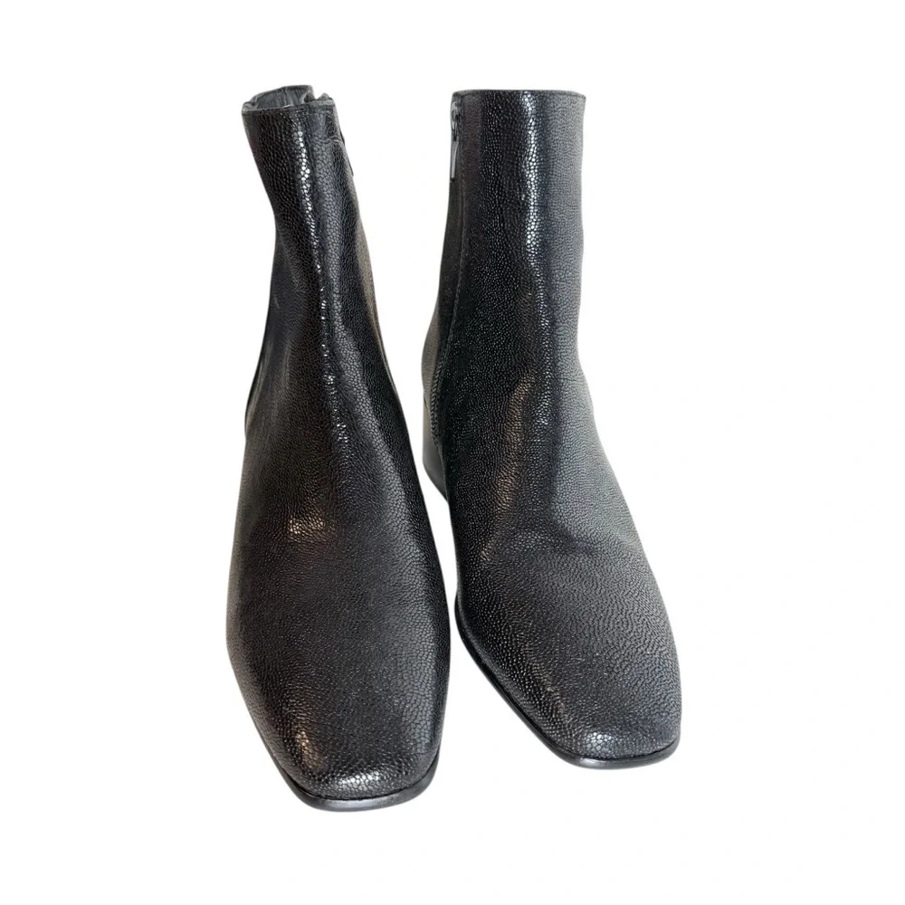 Rag & Bone Aslen Pebbled Leather Ankle Boots size 37.5